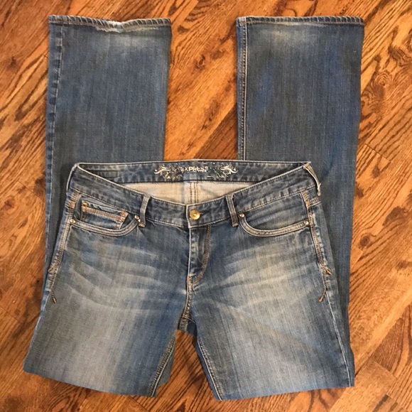 Express Low Rise Bootcut Vintage Jeans - Picture 4 of 12